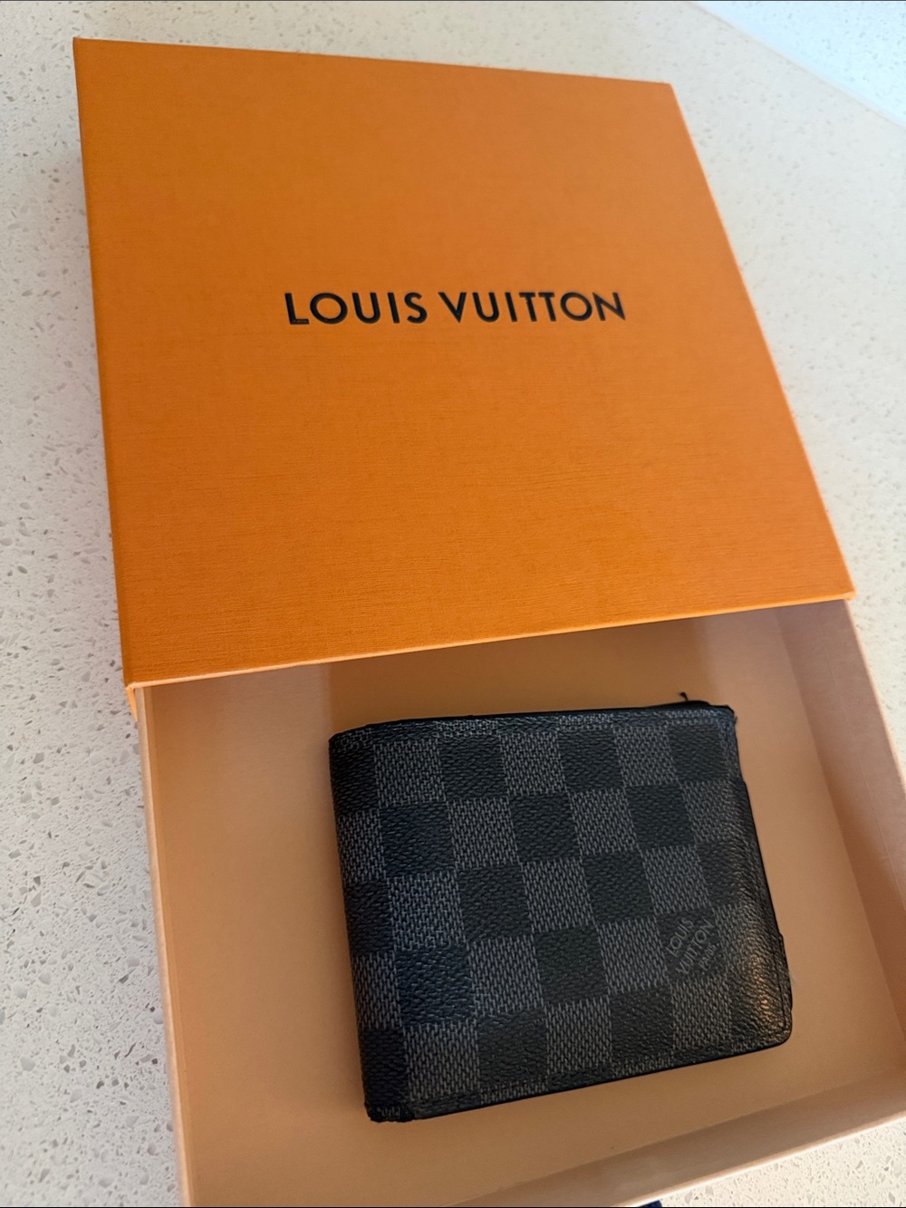 Louis Vuitton Black Damier Graphite Wallet
